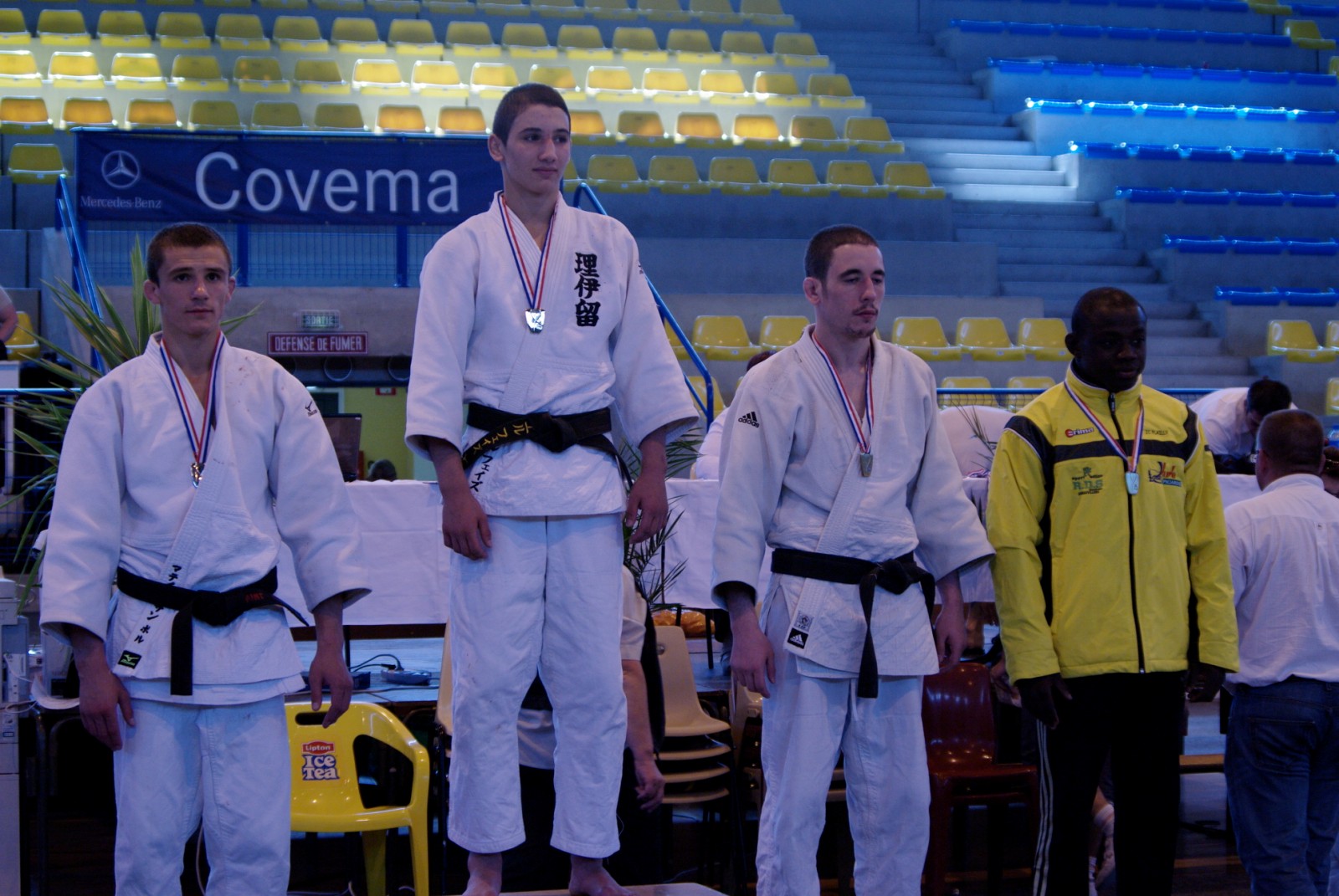 Demi-finale des championnats de France 2ème Division, Julien El Faiz fait rentrer le judo club Baudimont en première division